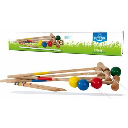 Speelgoed croquet set van hout