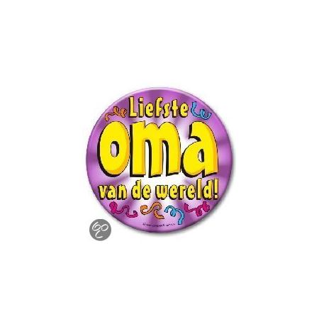 Paperdreams - XL Button - Liefste Oma - Doorsnee 10 cm