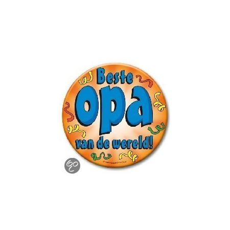 Paperdreams - XL Button - Liefste Opa - Doorsnee 10 cm