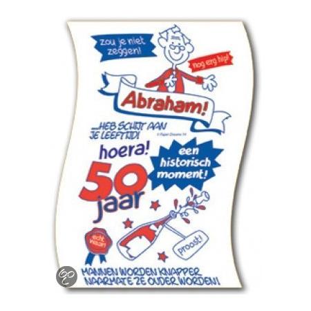 WC Papier - Toiletpapier - Abraham 50 jaar