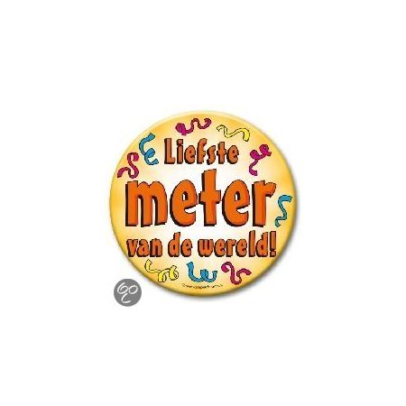 XL Button - Liefste Meter (Doorsnee 10 cm)