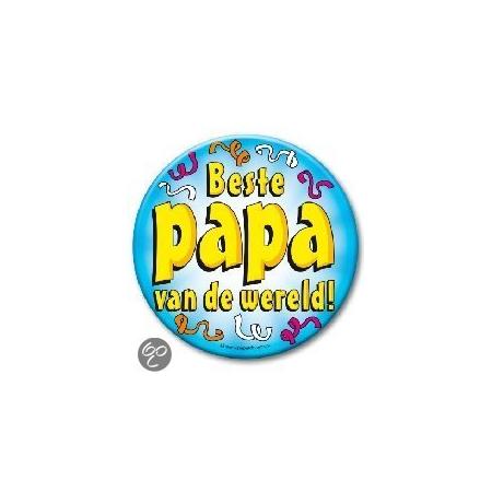 XL Button - Liefste Papa (Doorsnee 10 cm)