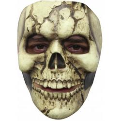 Latex Halloween Masker Cracked Skull