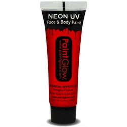 Paintglow - Face & body paint - Neon rood - 10ml