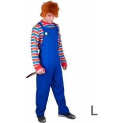Partychimp - Evil puppet kostuum L (Chucky)
