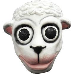 Partychimp Gezichtsmasker Sheep Pvc Wit One-size