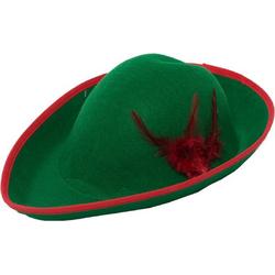 Partychimp Hoed Peter Pan Polyester Groen/rood One-size
