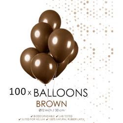 100 ballonnen bruin