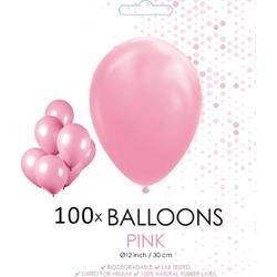 100 ballonnen roze