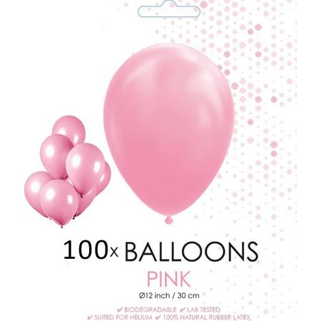 100 ballonnen roze