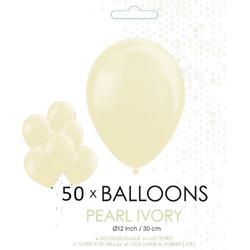 50 ballonnen ivoor