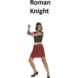 Roman Knight Carnaval Dames kostuum - L