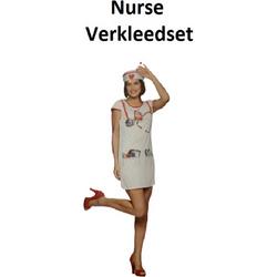 Verpleegster Carnaval Dames Kostuum - L