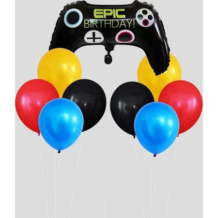 Ballonnen set - Game - Controller - Verjaardag - Gamer - 11 delig