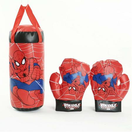 Marvel Spiderman handschoenen en zandzak