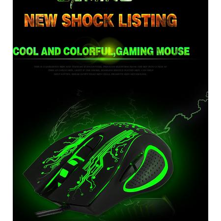 Gaming USB Optische light color mouse
