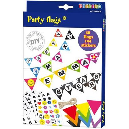 Playbox Hobbyset Feestvlaggen maken - Party Flags