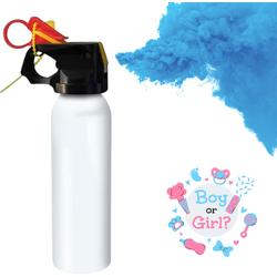 Gender Reveal mini poederspray - mini brandblusser - Blauw -