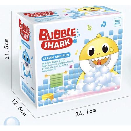Bubble Shark BLAUW - Speelgoed voor babys en peuters vanaf 1 jaar - Bubbelmachine voor in bad - Badspeelgoed voor kinderen - Cadeautip - Babyshower - Kraamcadeau - Sintcadeau-Kerst