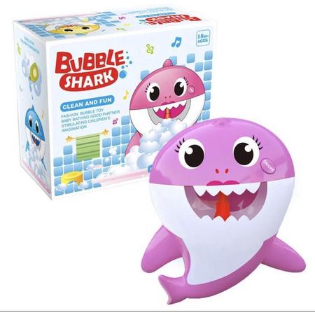 Bubble Shark Roze - Speelgoed voor babys en peuters vanaf 1 jaar - Bubbelmachine voor in bad - Badspeelgoed voor kinderen - Cadeautip - Babyshower - Kraamcadeau - Sintcadeau