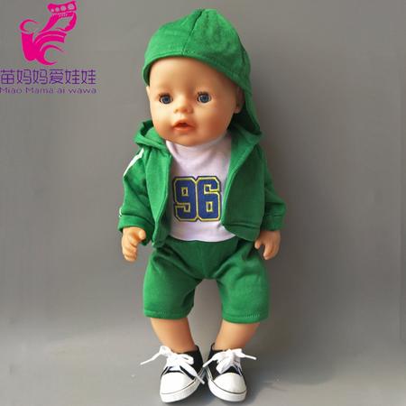 B-Merk Baby Born kleertjes, stoer groen pakje