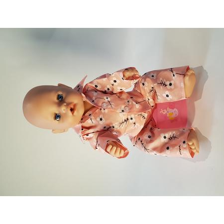 B-Merk Baby Born pyjama roze, broekje en vestje
