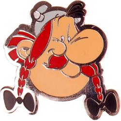 Verzamelbare Asterix Emaille Badge - Obelix - 4x4cm