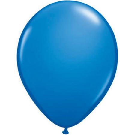 Ballon 50 x blauw nr 10