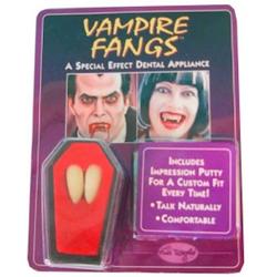 vampier tanden in luxe doodskist