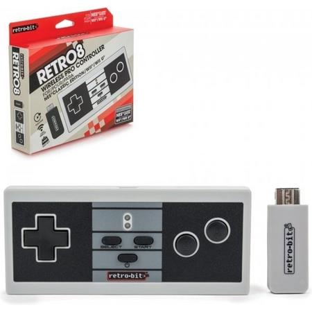 Retro8 Wireless Pro Controller for NES Classic, Wii and. Wii U