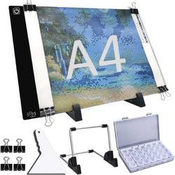 S.old - Diamond Painting LED Lightpad A4 Set - Incl. Standaard & Sorteerdoos - Lichtbak Voor Tekenen - Dimbaar