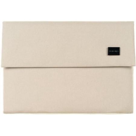 POFOKO E200-serie polyester waterdichte laptophoes voor 13,3-inch laptops (beige)
