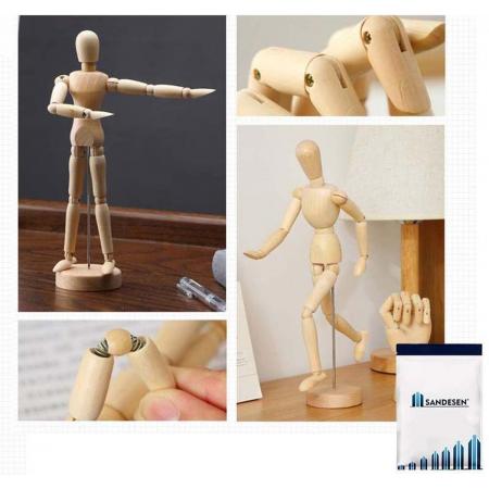 Sandesen® 32 cm Houten Verstelbare mannequin Dummy Model