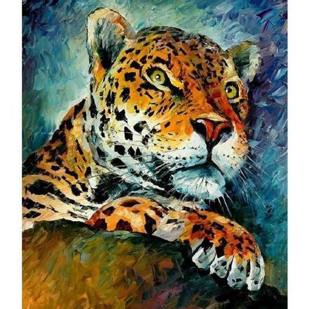 Schilderenopnummers.com® - Schilderen op nummers volwassenen - Jaguar - Paint by numbers