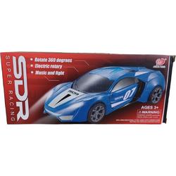 Speelgoed - Auto - Super Racing - Car - Rood of Blauw ex batt muziek en geluid
