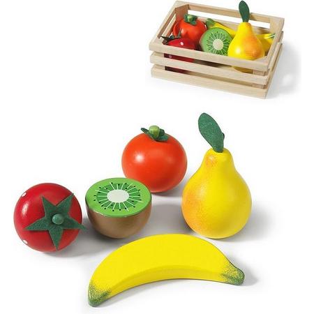 Simply for Kids Houten Kratje en Fruit