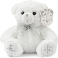 Soft Touch Knuffelbeer Little Star 25 Cm Wit