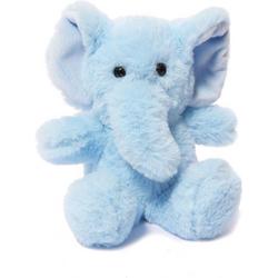 Soft Touch Knuffelolifant 15 Cm Blauw