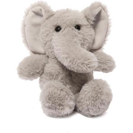 Soft Touch Knuffelolifant 15 Cm Grijs