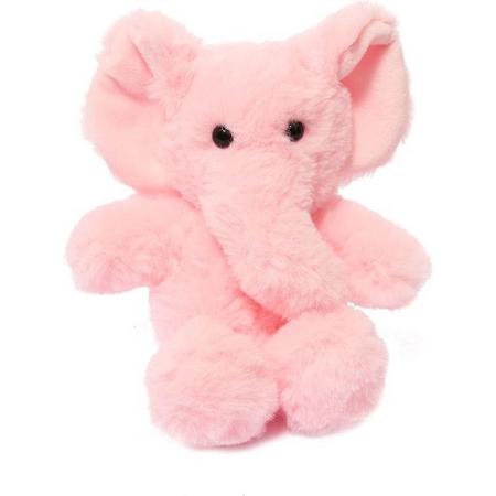 Soft Touch Knuffelolifant 15 Cm Roze