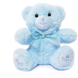 Soft Touch Teddybeer Little Prince Jongens 15 Cm Polyester Blauw