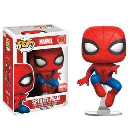 MARVEL - Bobble Head POP N° 160 - Leaping Spiderman LIMITED