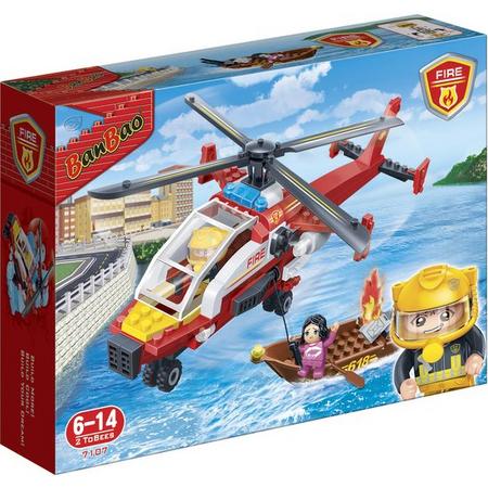 BanBao Brandweer Brandweerhelikopter - 7107