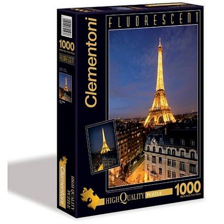 Clementoni Eiffeltoren panorama verlicht puzzel 1000 stukjes