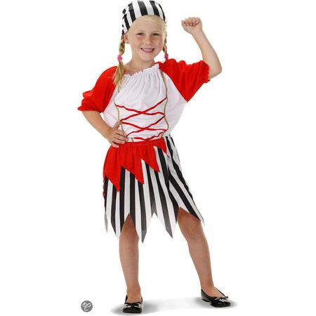 Piratenmeisje - Carnavalskleding - Maat 103-116 - 3-5 jaar