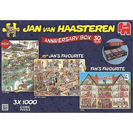 Jumbo puzzel 3 x 1000 stukjes 30 Jaar Jan van Haasteren