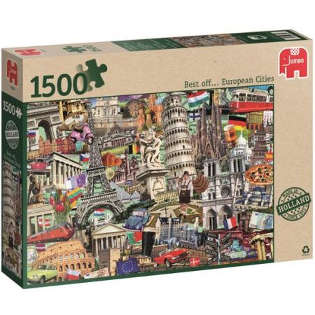 Best off… European City - Puzzel - 1500 stukjes