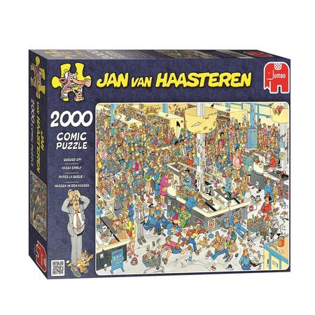 Jan van Haasteren Queued Up! 2000