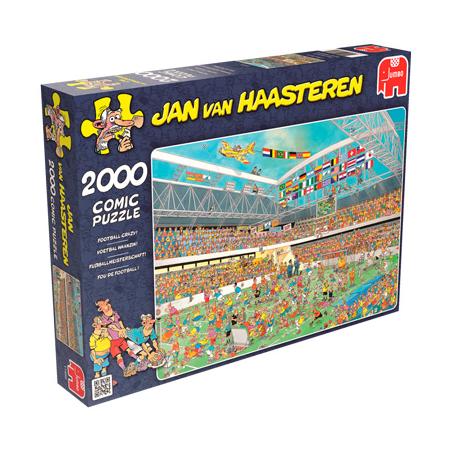 Jumbo Jan van Haasteren puzzel Voetbalgekte-2000 stukjes