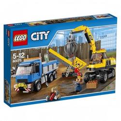 LEGO City Graafmachine en Truck 60075